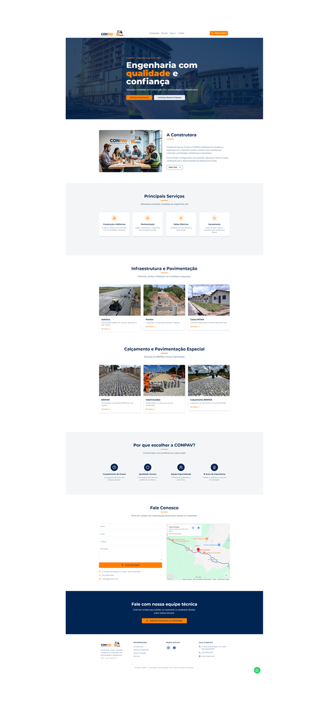Conpav - Portfólio - Silveira Web Designer